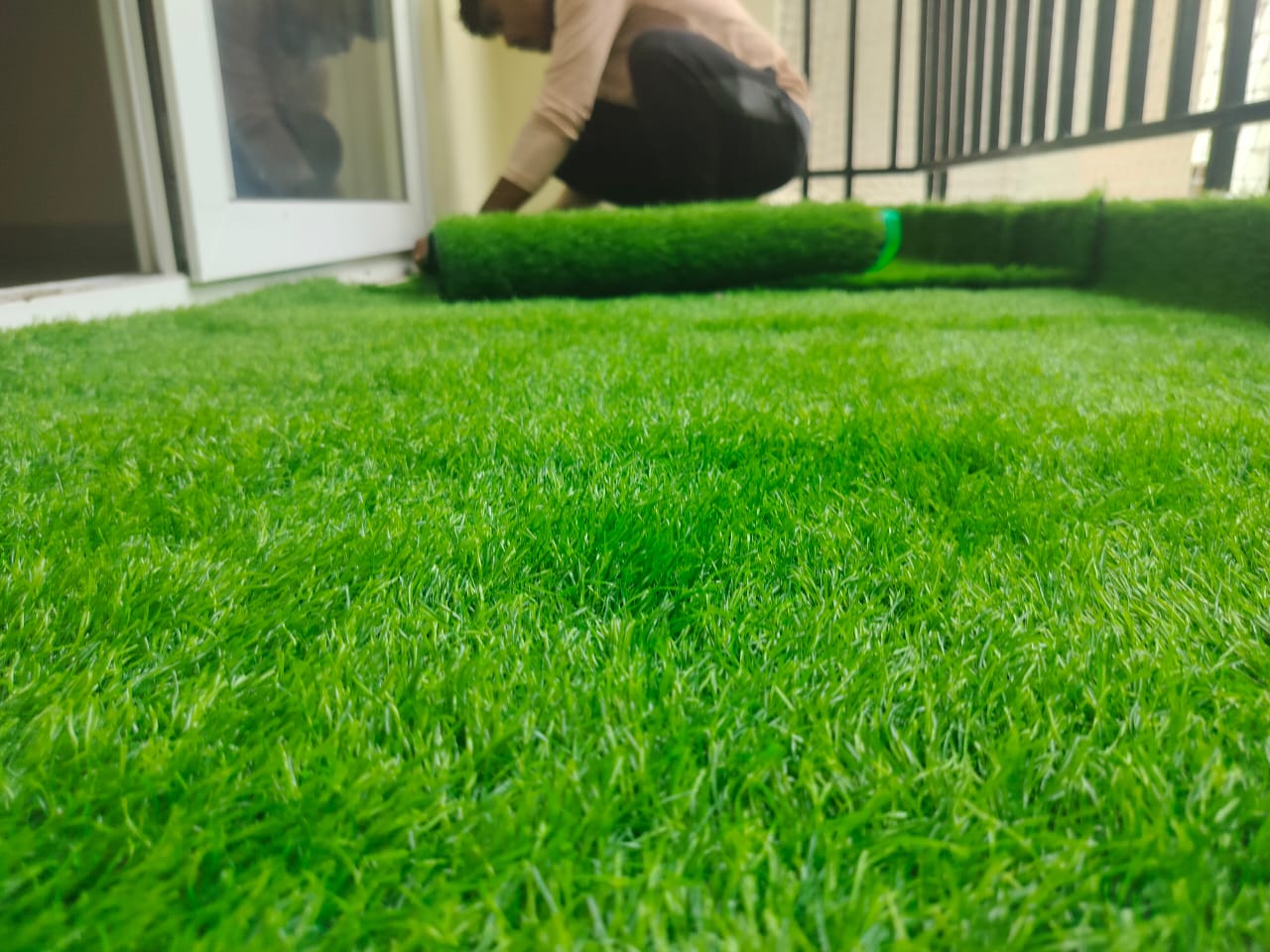 Artificial Green Grass Mats in kompally